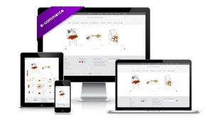 Ecommerce store responsive web design Conchita Caramabano Prints online store