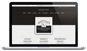 Home page with Branding: Bridgeview Sydney Responsive Designed Website