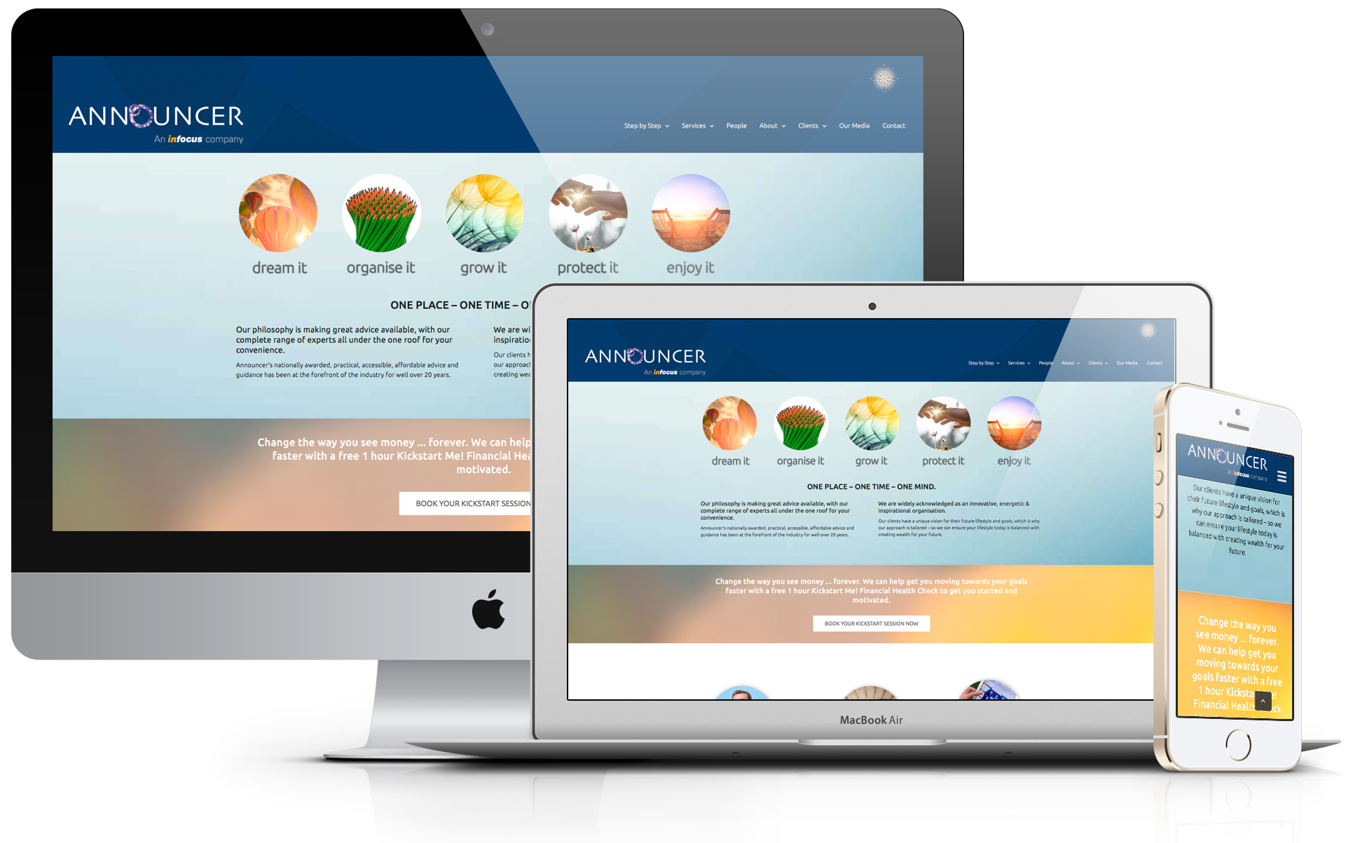 Custom web design hero Webmatic Websites ANNOUNCER Website